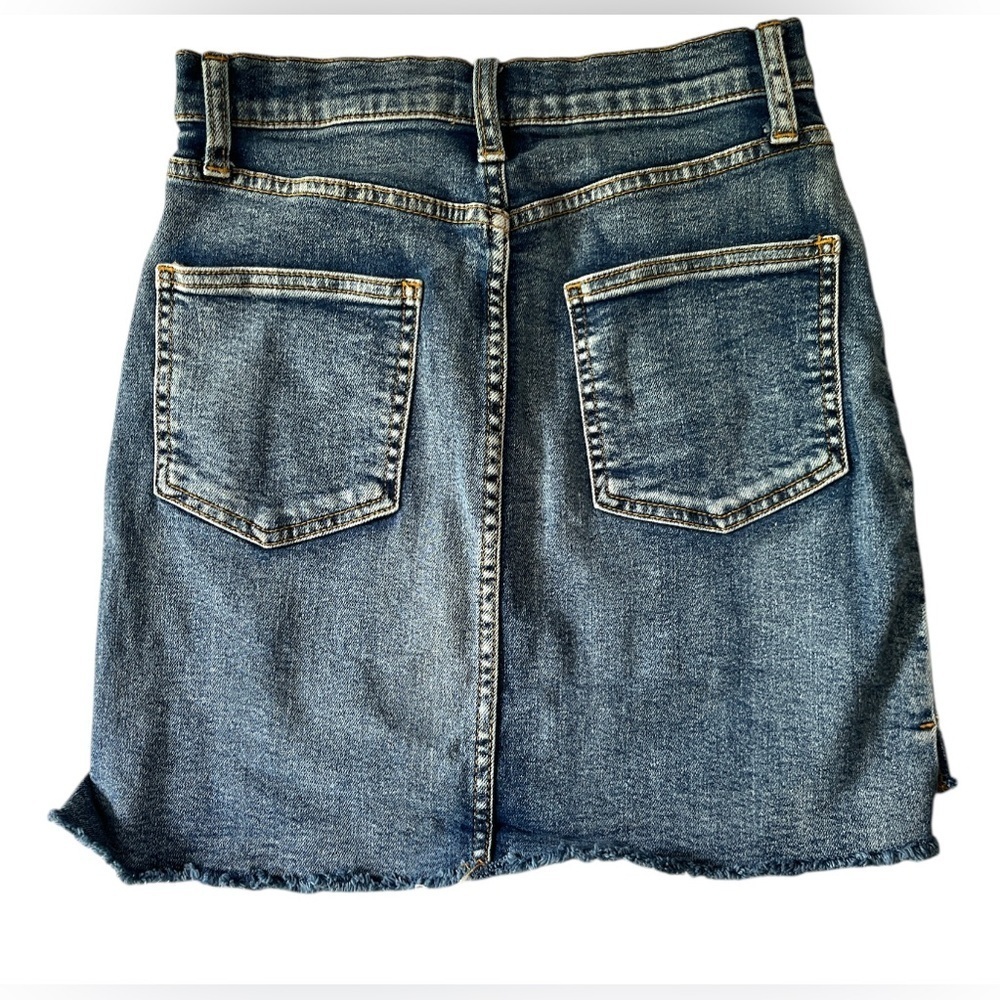 ARITZIA Wilfred Free Tanit Denim Mini Skirt Size 2 - Picture 5 of 9